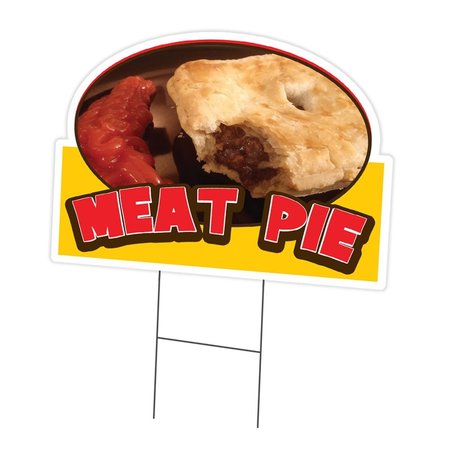 AMISTAD 18 x 24 in. Yard Sign & Stake - Meat Pie AM2075939